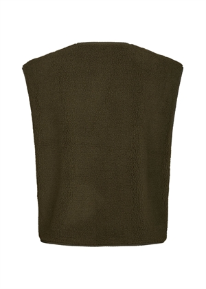 Mariko teddy vest Army Neo Noir 
